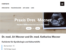 Tablet Screenshot of mecner.de